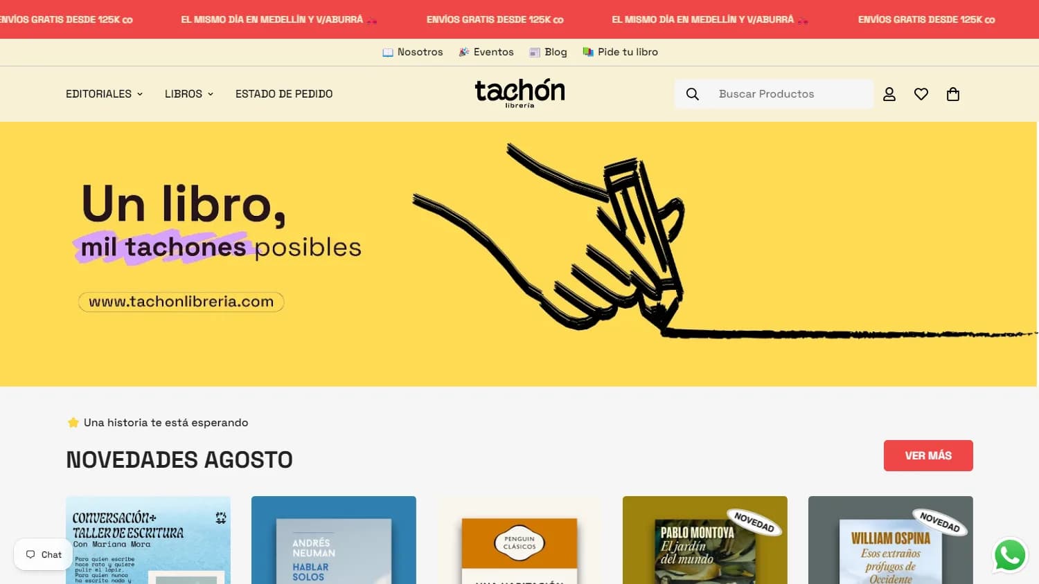 Tachón Librería